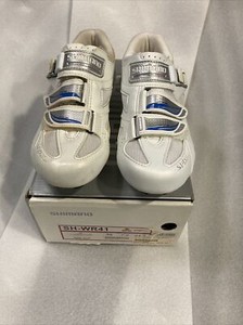 Shimano SH-WR41 Cycling Shoes 39 White 3or2 Bolt Road Shoe. 
