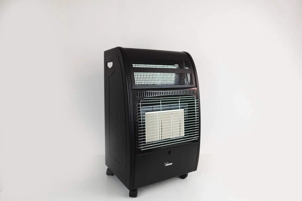 Stufa a gas Infrarossi 4.2kw con ruote kit collegamento incluso Nero Bimar K90 - Immagine 3 di 4