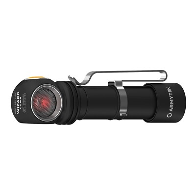 Kaltweiss + Rotlicht Armytek Wizard C2 WR LED Stirnlampe / Taschenlampe mit Akku