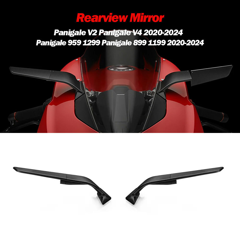 Motorcycle CNC Rear View Mirrors For Ducati Panigale V2 955 V4