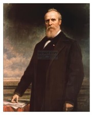 PRESIDENT RUTHERFORD B. HAYES PRESIDENTIAL PAINTING 8X10 PHOTO