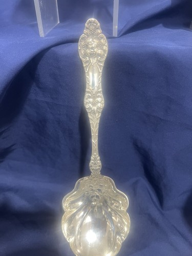 Alvin Sterling 9 1/4" Salad/Berry Spoon Old Orange Blossom Pattern;no Mono