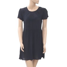 Staring At Stars Urban Outfitters Floral Lace Swing Mini Dress Black S 191334