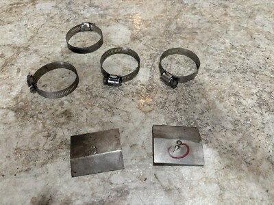 Continental O-470 L Cessna 182 Aircraft Engine Intake Shield Clamps Baffle