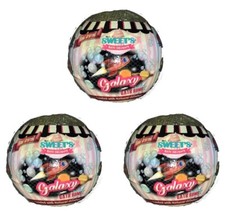 Lot 3 Scented MC Sweets Galaxy Bath Bombs Fizzy Fragrant Party in the Tub