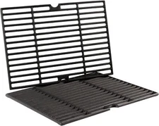 Grill Cooking Grates Grid 2-Pack Cast Iron Replacement 15.5" For Dyna Glo BBQ