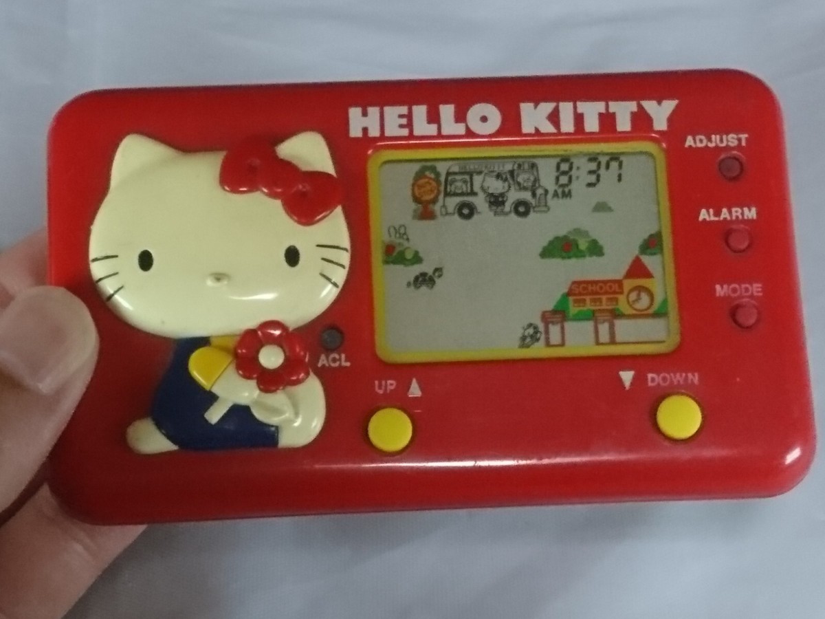 Hello Kitty School bus/ Tomy / VINTAGE Game watch /80's game | eBay