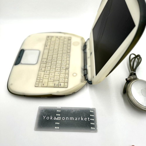 Apple iBook M6411 G3 Clamshell Vintage 192MB 10GB OS 9.1 AC100V Junk In Stock - Picture 11 of 14