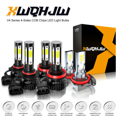 For Honda Odyssey 2011-2017 6x LED Headlight Bulbs High Low Beam Fog Light Bulbs