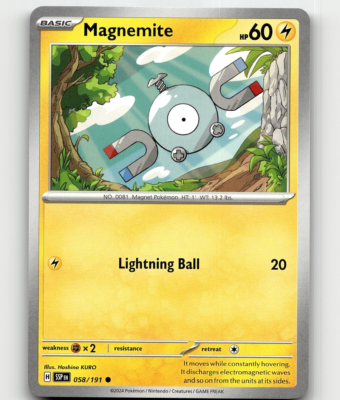 Magnemite Pokemon  Common  058/191 Surging Sparks