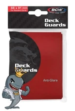 2X (100 Total) BCW Gaming Deck Guard Matte Red 50ct Pack MTG TCG FREE SHIP