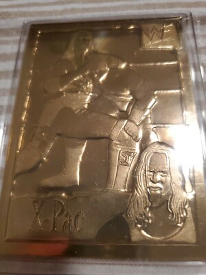 プロモ30pac 30 Danbury Mint WWF Wrestling 22Kt Gold Card X-Pac | eBay