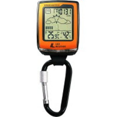 LAD WEATHER Outdoor Watch Altimeter, Barometer, Compass Weather Forecast  Orange