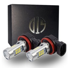 H8 H11 H16 Led Fog Driving Light Bulbs 2000lm 6000k White High Power Set Of 2