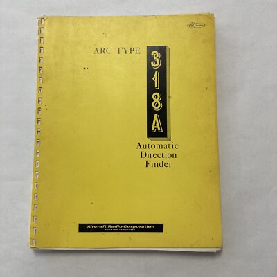 Aircraft Radio Corp. ARC Type 318A Automatic Detection Finder ARCIB-318A-1