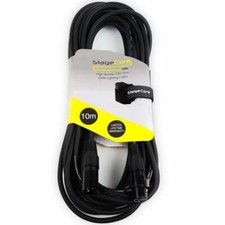 Stagecore XLR Male to Female 120Ω True DMX Lighting Cable 1 2 3 6 & 10m Leads