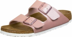 birkenstock arizona rosa metallico