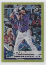 2019 Donruss Optic Rated Rookies Lime Green Prizm Brendan Rodgers Rookie RC 7ka