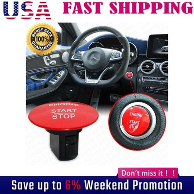 For Mercedes-Benz To Start Button Keyless Go Engine Start Stop Push Button Red