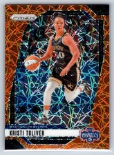 2024 Panini Prizm WNBA #12 Kristi Toliver Orange Velocity Prizms Basketball