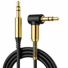 Image of Headphone Aux Cable Audio Lead 3.5mm Jack to Jack Stereo Phone PC Car Male 3m