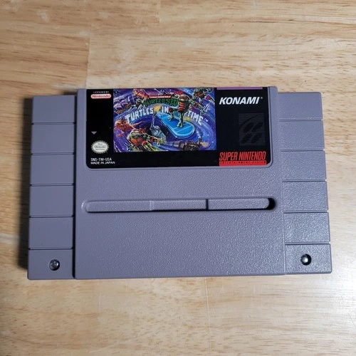 Teenage Mutant Ninja Turtles IV: Turtles In Time SNES Super Nintendo Tested