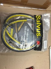 Salvus 1.25M Gas Appliances Hose EN14800 Natural Gas & Straight Bayonet Socket