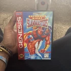 Saturday Night Slam Masters (Sega Genesis, 1994) CIB Complete Tested