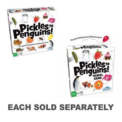 Outset Media Partykartenspiel  Pickles to Penguins  für 2 Spieler ab 8 Jahren