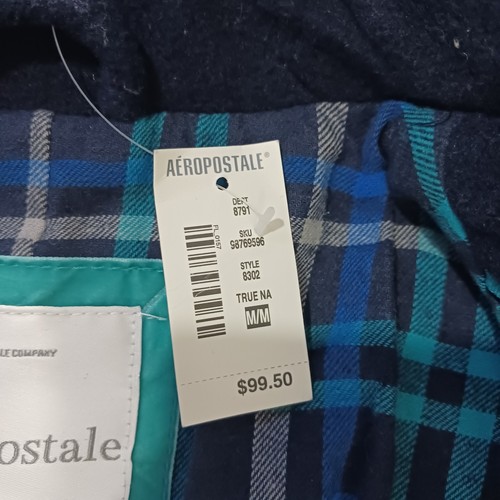 Aeropostale RN#126671 Damenmantel blau Wollmischung Größe Medium - Bild 23 von 24