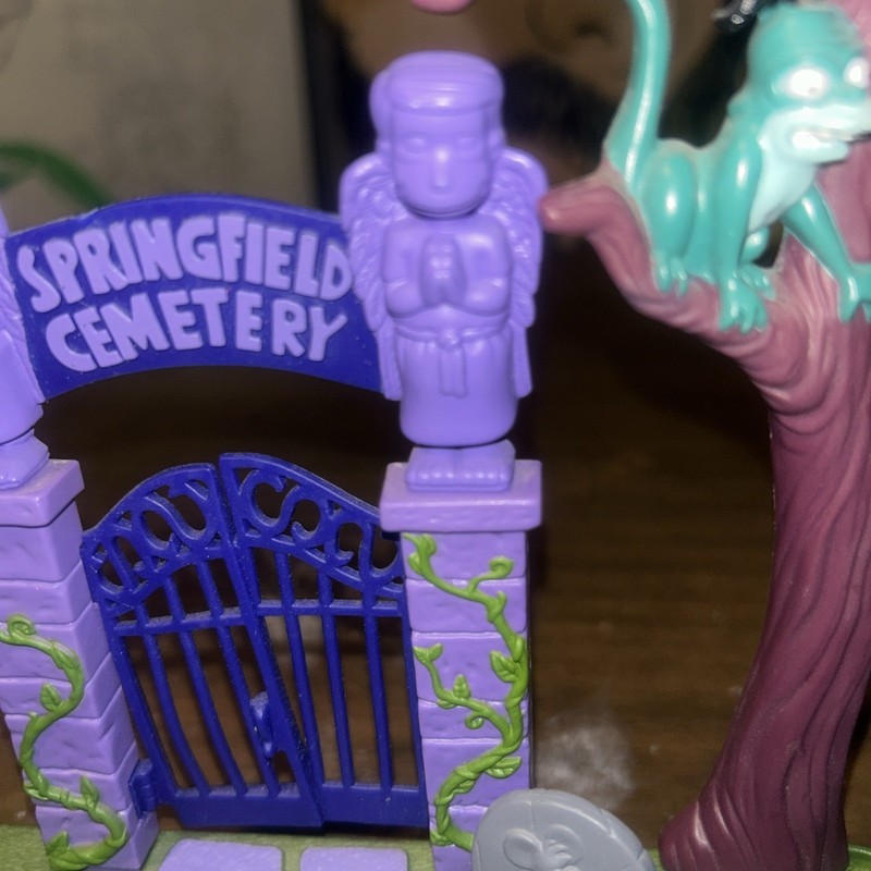 SPRINGFIELD CEMETERY FOR SIMPSONS DIORAMA PLAYSET