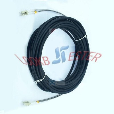 Outdoor Field Fiber Patch Cord LC UPC to LC UPC Multi-Mode Duplex FibeCable 15M