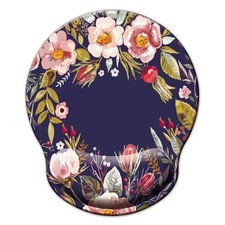 Mouse Pad with Wrist Support, Ergonomic Mouse Pad with Memory Foam Wrist Rest...