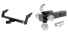 CURT Trailer Hitch Class 3 2in Receiver Multi-Ball Mount w/ Hook Tow Kit - 13021
