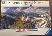 Ravensburger Panarama 2000 Piece Puzzle Neuschwanstein Castle