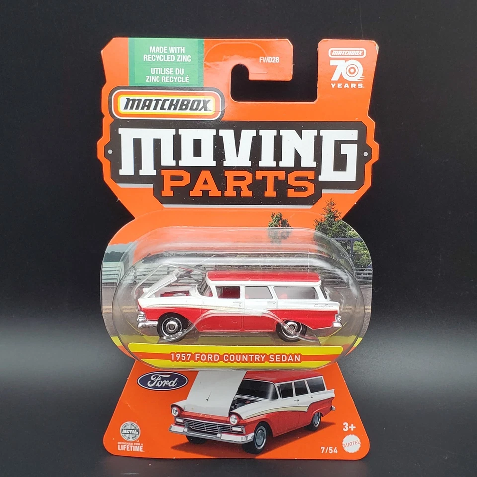 Matchbox Moving Parts Series - 1957 Ford Country Sedan 7/54  - Image 2 of 2