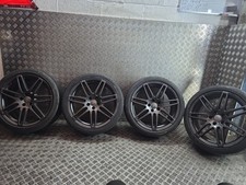 Audi A6 Set of 4x 19 Inch 255/55/R19 Black Alloys with Tyres 5x112