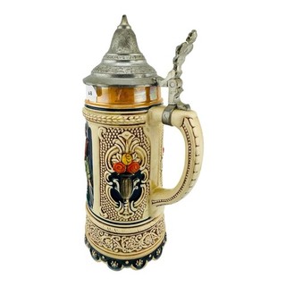 vintage Musical german beer stein w/ pewter lid. FREE SHIPPING