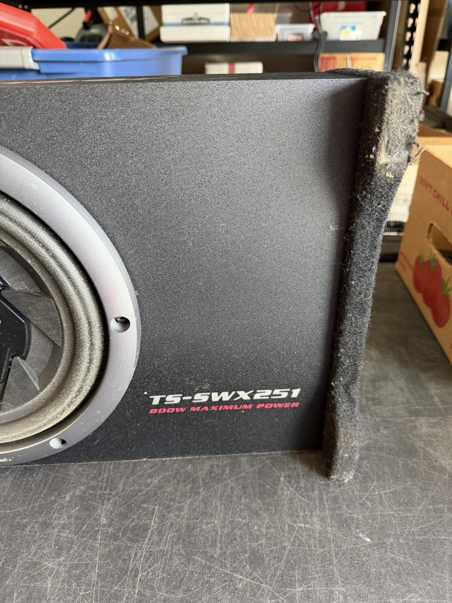 Pioneer 10” Subwoofer Low Profile Shallow Mount w/ Box TS-SWX251