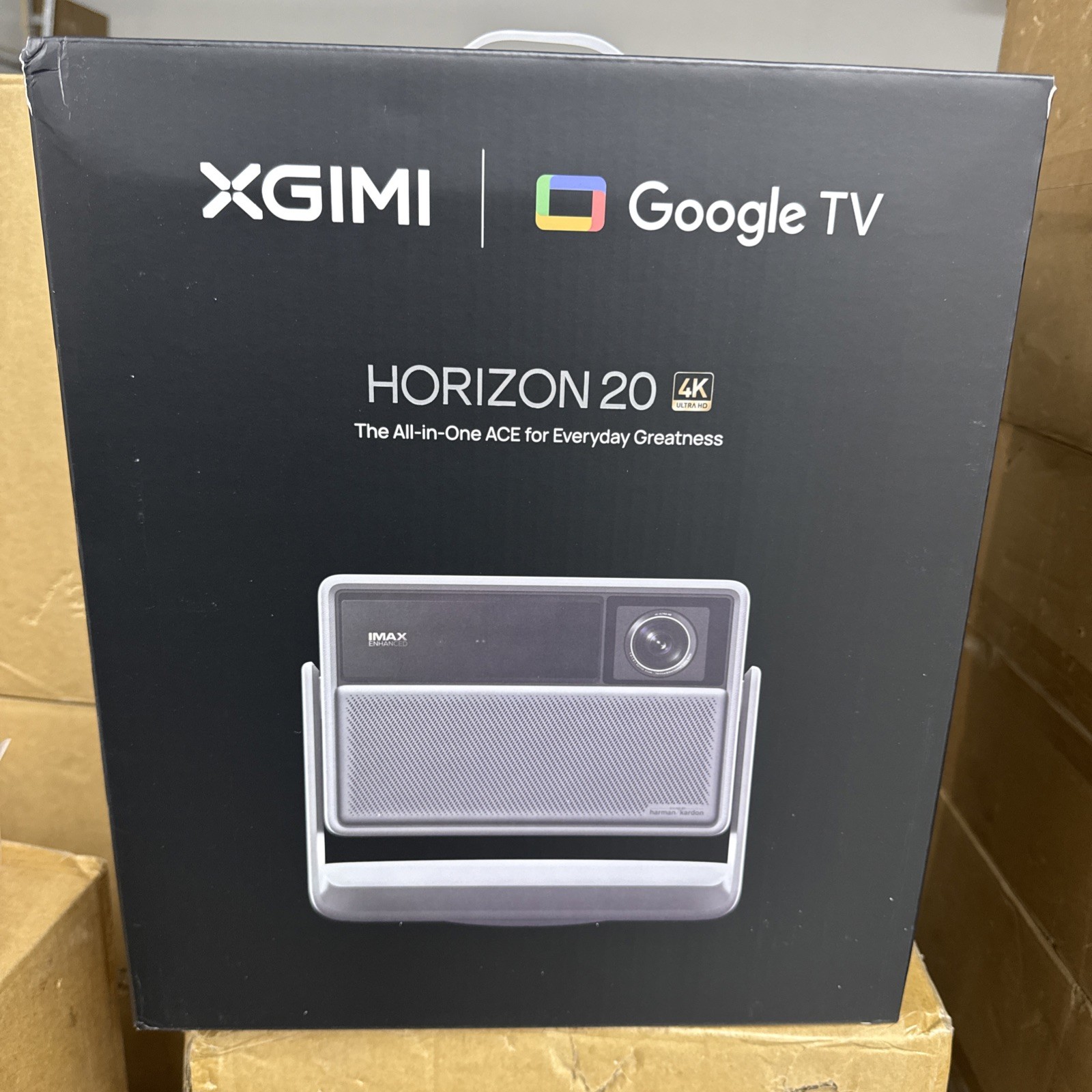 XGIMI HORIZON 20 4K RGB Laser Home Projector 3200 ISO Lumens Google TV 300 inch