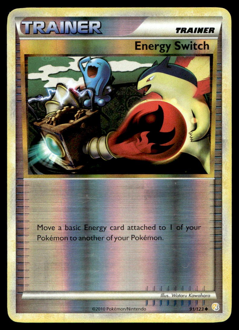Energy Switch HeartGold SoulSilver Uncommon 91/123 Pokemon TCG