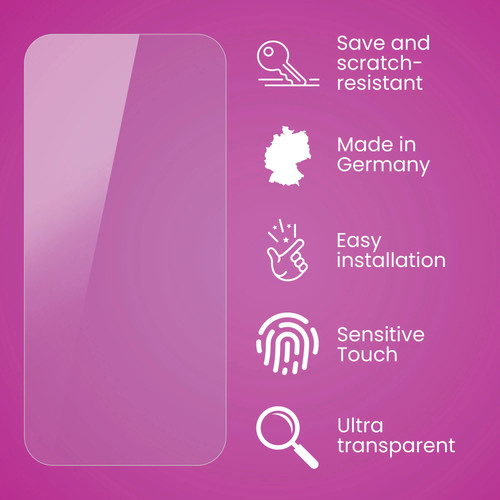 atFoliX Glass Protector for Sky Devices Sky Kid 1 9H Hybrid-Glass - Afbeelding 3 van 8