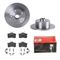 Brembo Bremsscheiben Ø245MM + BremsbelÄGe Hinten FÜR Audi A4 B5 Skoda Vw Seat