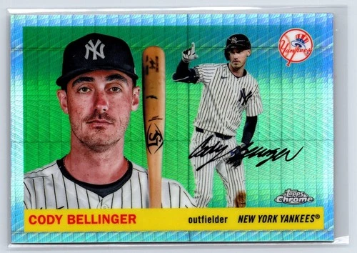 2025 Topps Chrome Platinum CODY BELLINGER Prism Refractor #26 New York Yankees