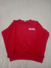 Papa Johns Jumper Size M Red With Papa Johns Logo 50% Cotton, 50% Polyester
