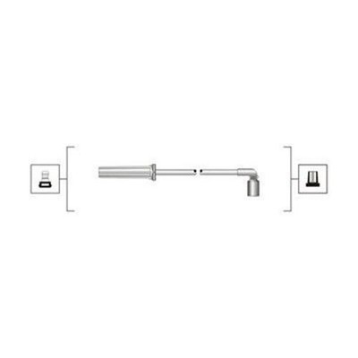 MAGNETI MARELLI 941319170010 Zündkabelsatz Zündleitungssatz für CHEVROLET KALOS