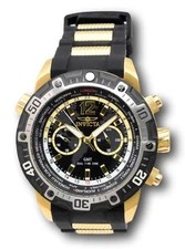 Invicta Aviator World Time Men's 50mm Dual Time GMT Rotate Bezel Watch 29919