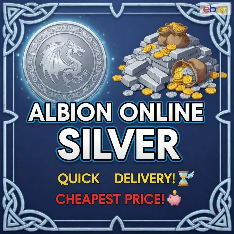 [Albion Online] Silver | America - Europe - Asia | 50m-200m