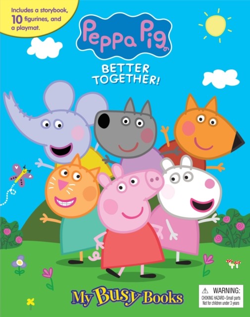 Peppa Pig Better Together My Busy Books - Storybook, 10 figurines, playmat - Image 2