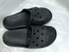 UsedGood - Crocs Unisex Classic Slide, Black, Mens 8 / Womens 10